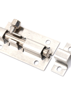 2pcs 2 Inch Length Door Latch Sliding Lock Barrel Bolt Silve