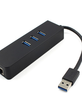 3 Ports USB 3.0 Hub 10/100/1000 Mbps To RJ45 Gigabit Etherne