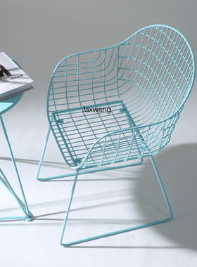 Macaron Dning Chairs for Kitchen Wrought Iron Chair Colored