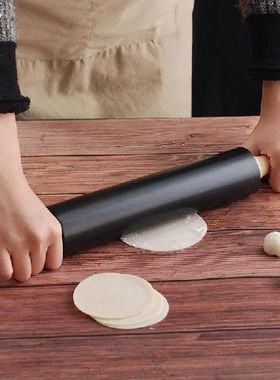 Non-Sticky Steel Rolling Pin Roller Movable flour Roll
