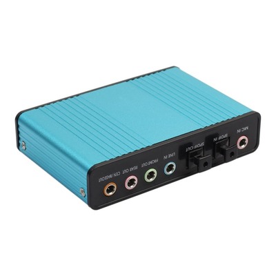 Sound Card USB Channel 6 Audio Music Sound Card Soundcard Fo