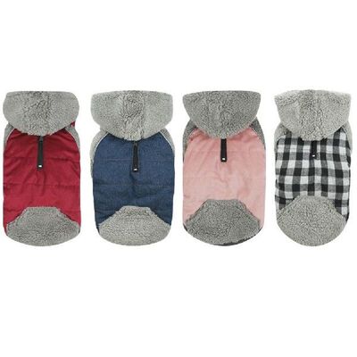Winter Pet Dog Hoodie Clothes for Medium Large Dogs Warm