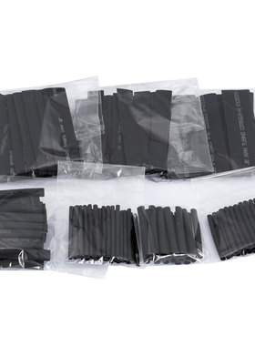 127pcs 2:1 7 Sizes Assortment Polyolefin Halogen-Free Heat S