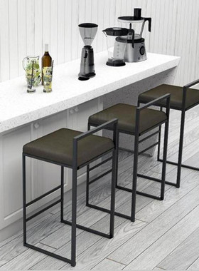 European Style Bar Chair Designer Modern Minimalist Home