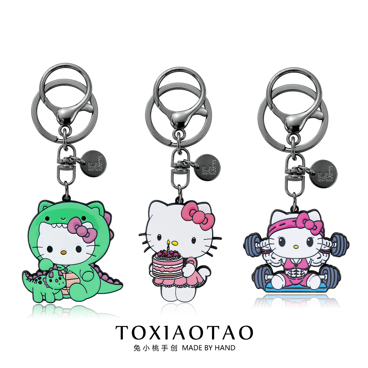 hellokitty猫钥匙扣凯蒂猫挂件