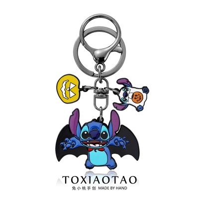 出口小恶魔史迪仔钥匙扣挂件包包