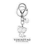 罗小黑战记二次元 动漫周边金属钥匙扣可爱卡通挂件学生书包挂饰品