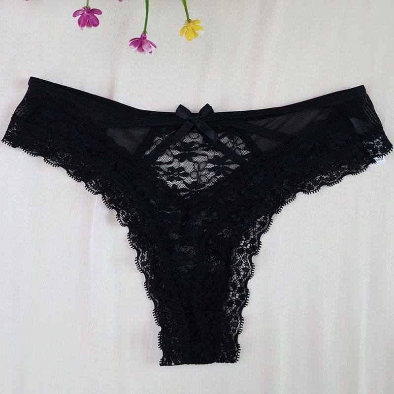 蝴蝶结蕾丝丁字裤女性感诱惑镂空内裤纯欲蜜桃臀火辣纯棉裆三角裤,女士内衣/男士内衣/家居服,女丁字裤,淘宝优惠券,粉丝福利购,淘宝优惠卷