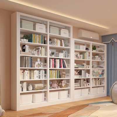 速发书架置物架层板立柱配件单层加厚碳钢书架配件自由组合多层架