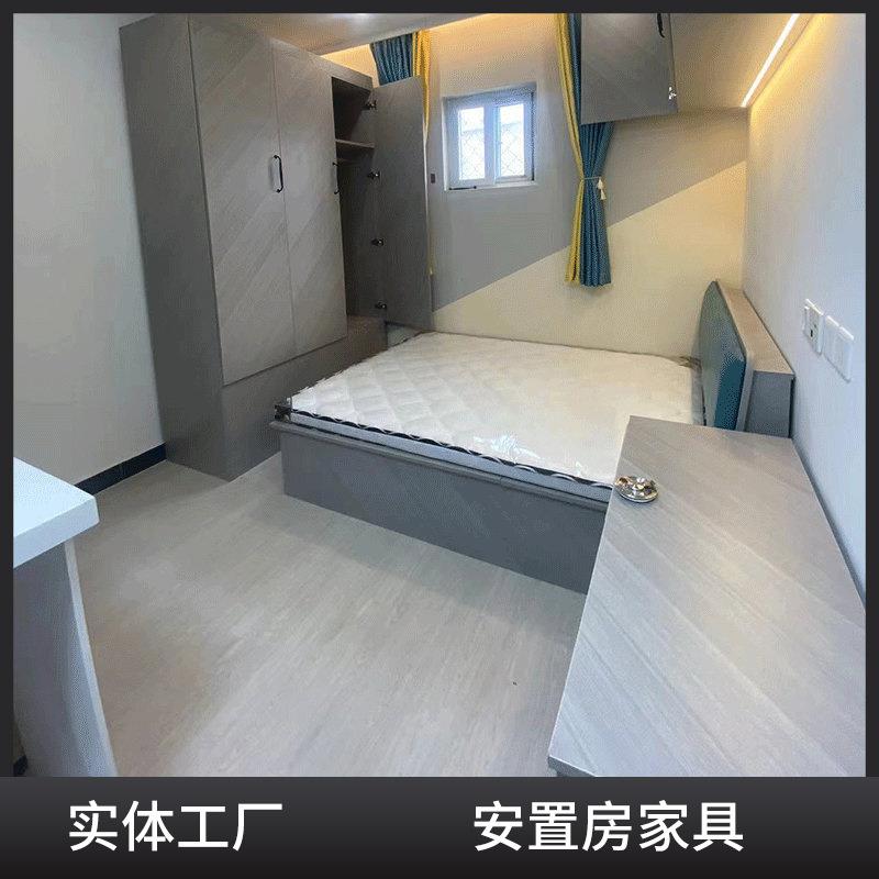 安置房家具吊柜欧式组合橱柜白色美式板式小型厨房壁双饰面橱柜