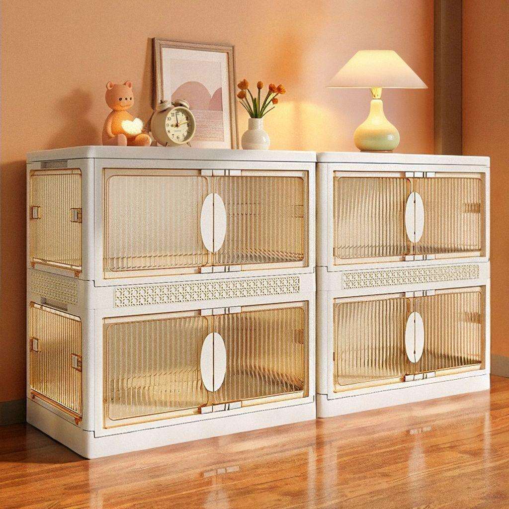 衣服收纳箱整理箱大容量超大家用翻盖可折叠玩具衣物被子储物柜子