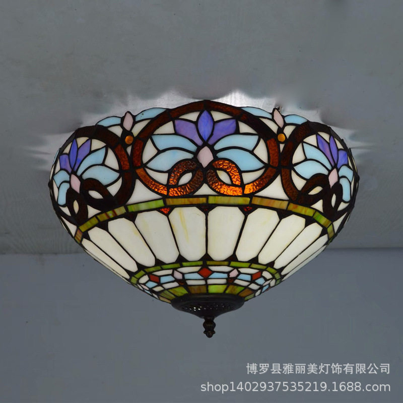 地中海LED圆形工程吸顶灯批发