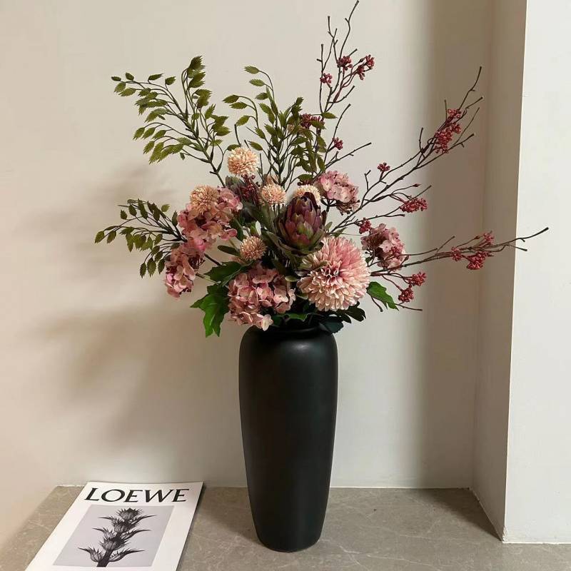 小红帽忘野设计师款仿真花