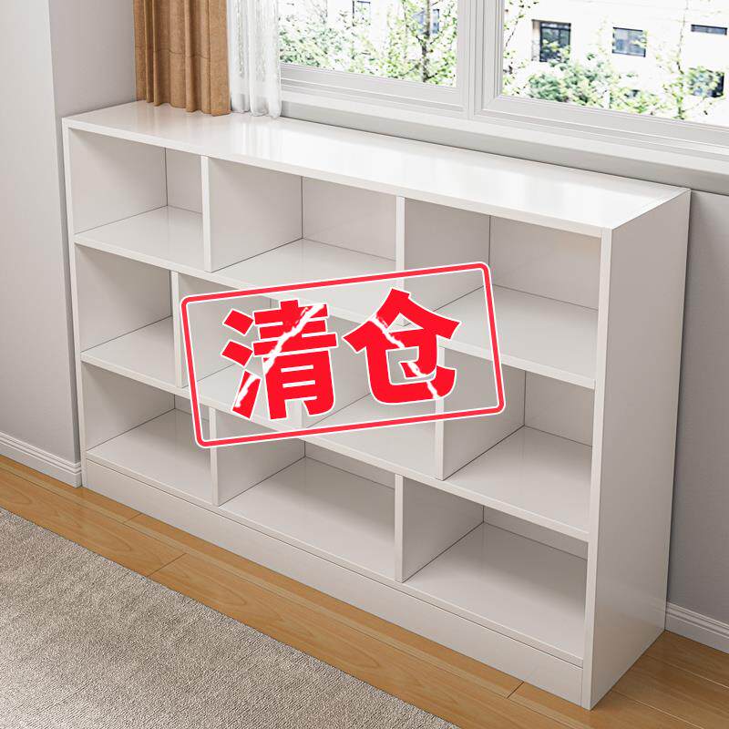 书架落地置物架家用书柜多层收纳柜子分层架客厅简易格子柜置之新