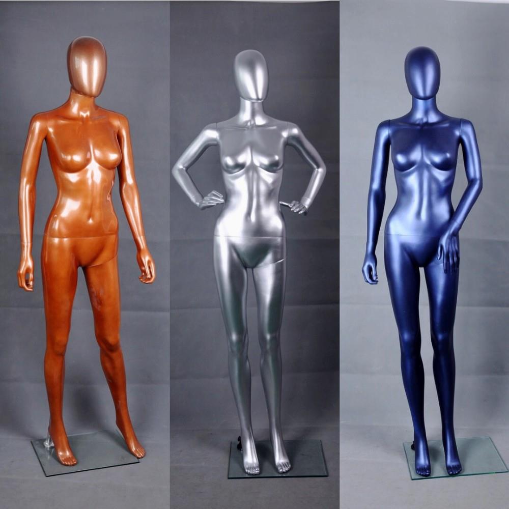 塑料模特彩色人体模特女全身模特服装模特道具假人模特橱窗展示架