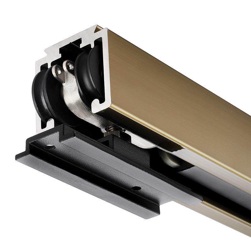 移门吊轨重型木门吊轮双向缓冲玻璃推拉门滑轮滑道厨房门吊滑轨道