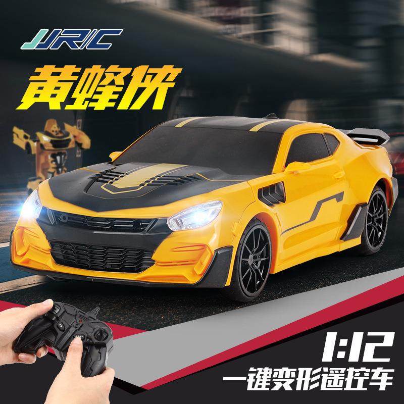 2.4G手势感应一键变形机器人遥控车仿真玩遥控车具儿童汽车模型