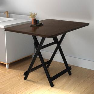 小桌子可折叠家用户外摆摊便携式正方形简易吃饭餐桌小户型四方桌