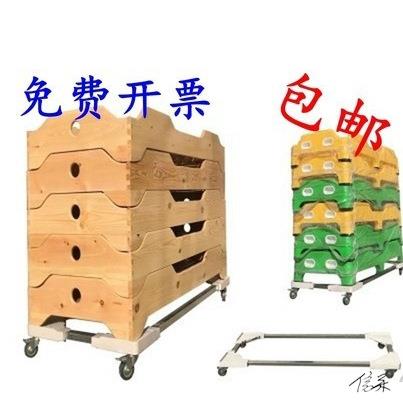 幼儿园移动床托架床轮可移动教室幼儿园移动床托架塑料床轮万向轮
