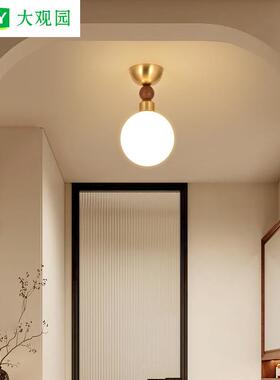 过道灯走廊灯具现代简约法式阳台灯楼梯衣帽间入户玄关吸顶灯L271