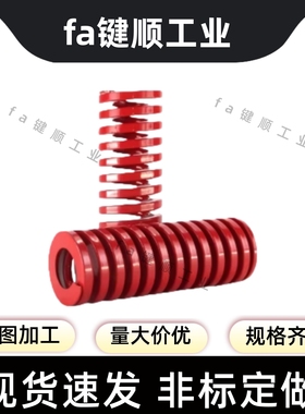 T-SWM/SWM6/8/10/12/14/16-20/25/30/35/40/45 红色矩形模具弹簧