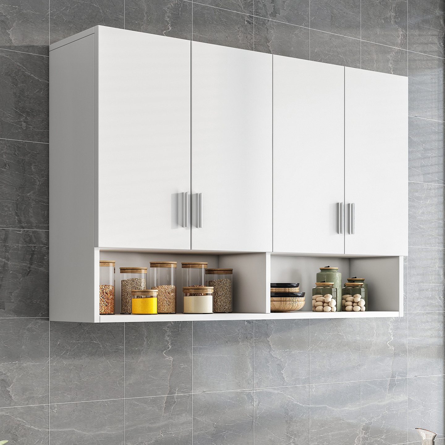 包安装吊柜厨房壁挂现代墙柜阳台卫生间墙上储物柜简约,住宅家具,吊柜/壁柜,淘宝优惠券,粉丝福利购,淘宝优惠卷