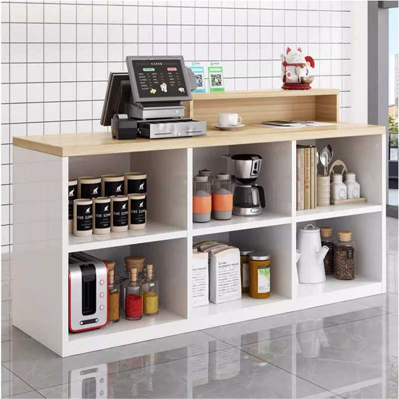 实木奶茶店收银台商用吧台台接待前台柜台店铺水果蛋糕店餐饮店桌,商业/办公家具,收银台,淘宝优惠券,粉丝福利购,淘宝优惠卷