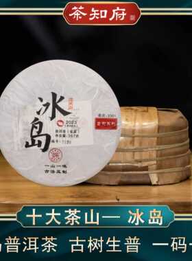 【古树系列】茶知府2023年福禄贡 冰岛普洱茶 生茶茶饼生普