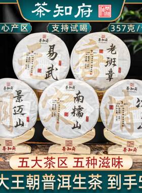 【五大王朝】2020年五大王朝收藏套装普洱生茶茶饼普洱茶生茶