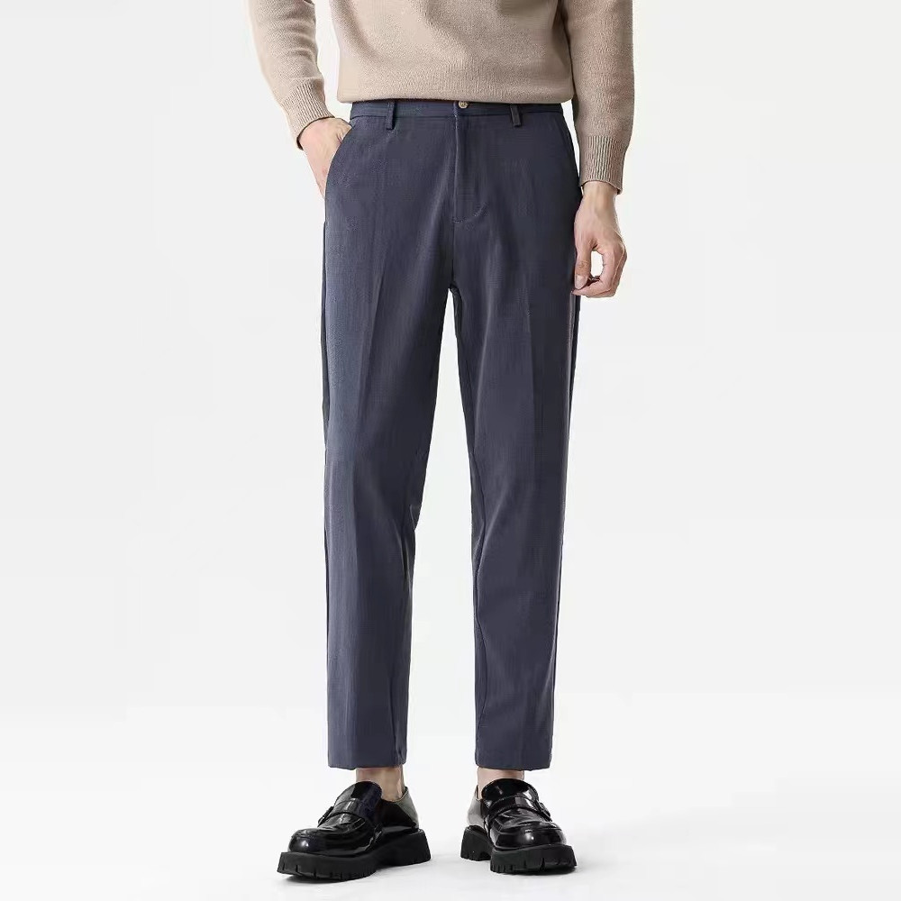 小基工装休闲长裤商务冰丝西装裤