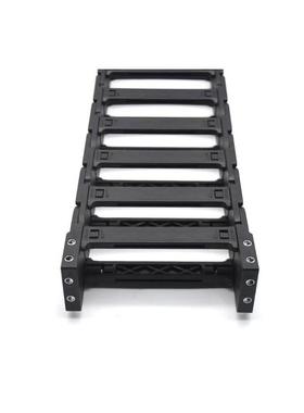 加强型尼龙拖链坦克链黄点桥式25系列两侧可打开JFLO工业链条新款