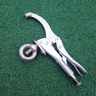 9寸台钻夹大力钳夹持台钻台面固定夹块的夹具高夹持力 12寸台钻夹