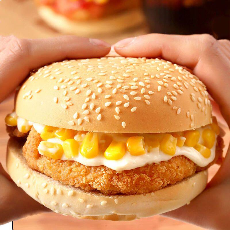 奥尔良鸡腿堡香辣汉堡套餐大面包鸡肉卷早餐加热即食营养方便早餐
