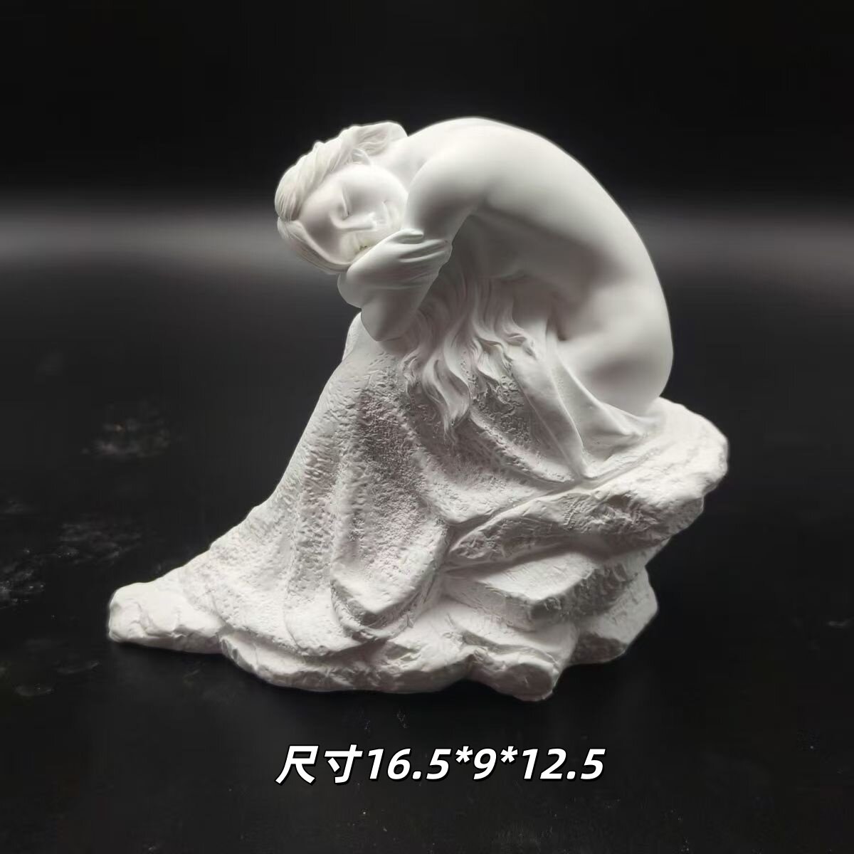 石膏艺术摆件欧式复古人物雕塑客厅桌面装饰手工浮雕高级感送礼