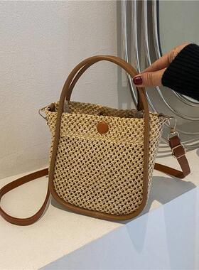 2022 handbag woven bag fashionable magnanimous crossbody sma