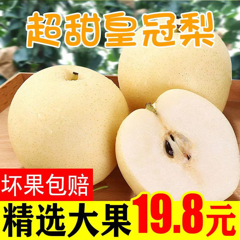 安徽白皇冠梨应当季水果黄皮梨包邮新鲜水果黄皮皇冠梨