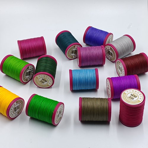 0.35mm微芯蜡线不分股蜡线纯色手工蜡线DIY编织蜡线精品线110米