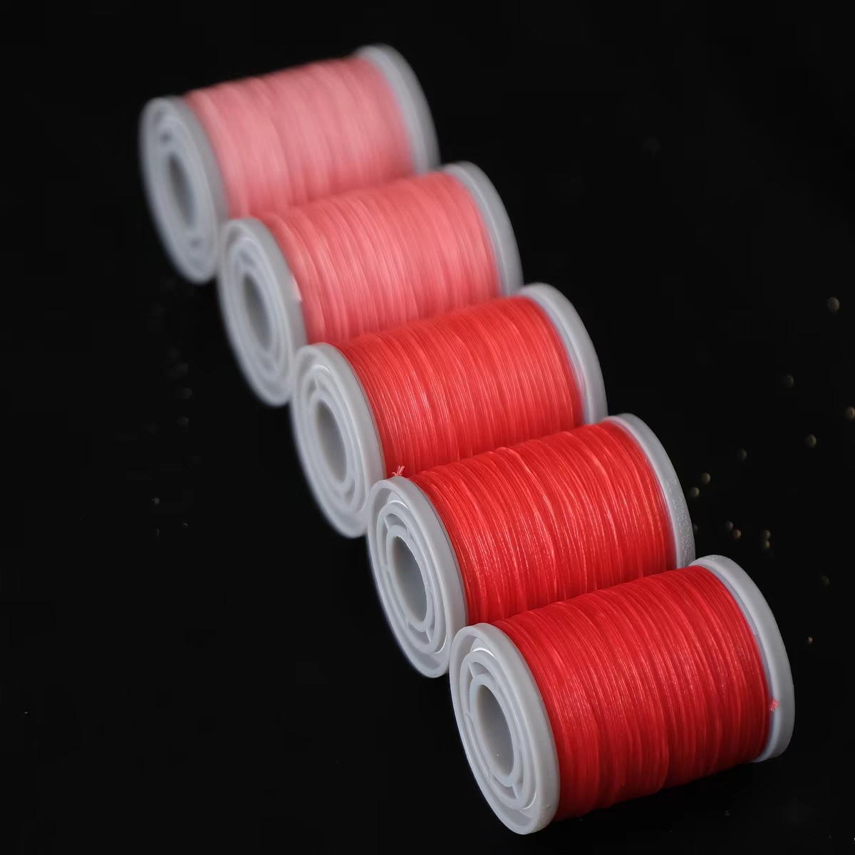 0.2㎜果冻蜡线蜡线渐变色超透质感DIY手工编织线手链项链150米