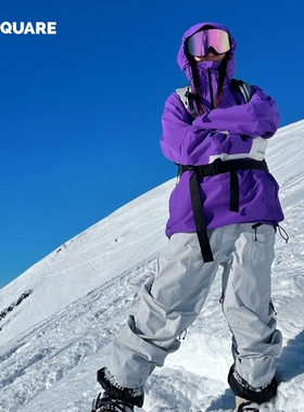 UZSQUARE 未限 3L eVent 半拉链单双板专业滑雪服