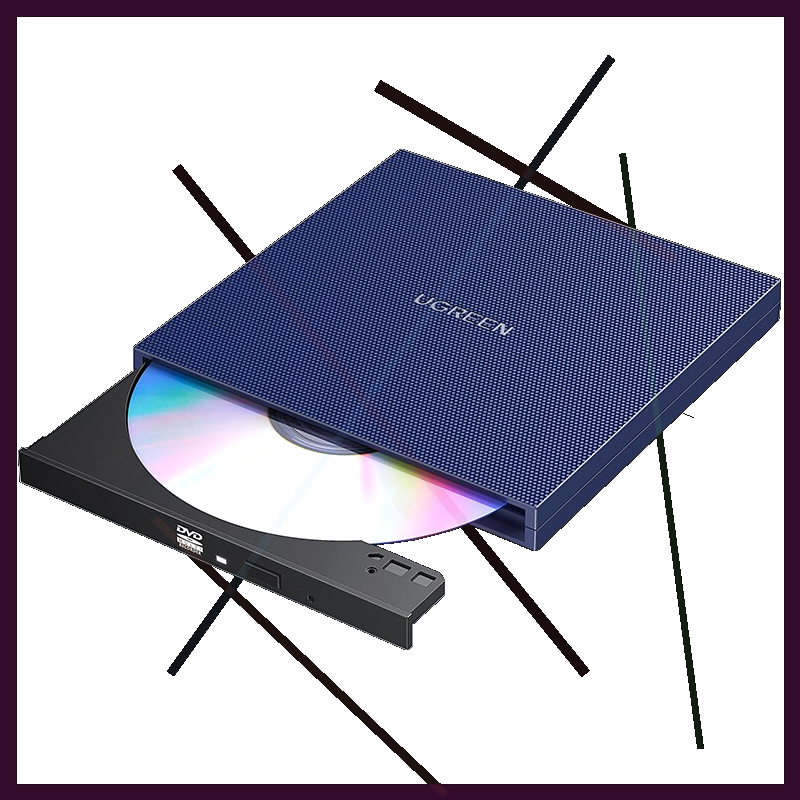 외부 광학 드라이브 상자 USB 광학 드라이브 DVD 버너 디스크 플레이어 컴퓨터 디스크 CD 빈 디스크 읽기 및 쓰기