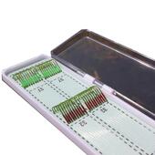 无结子线新关东鲤鱼成品子线双钩黑坑竞技狼牙合金鱼钩20副装 专用