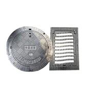 重型球墨铸铁防沉降井盖加筋强双层承重60吨700 900雨水井盖厂家