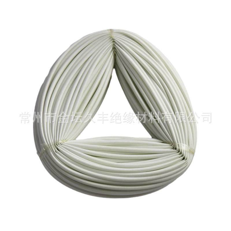 自熄管过胶高温绝缘套管硅树脂自熄管电线护套管玻璃纤维管玻纤管