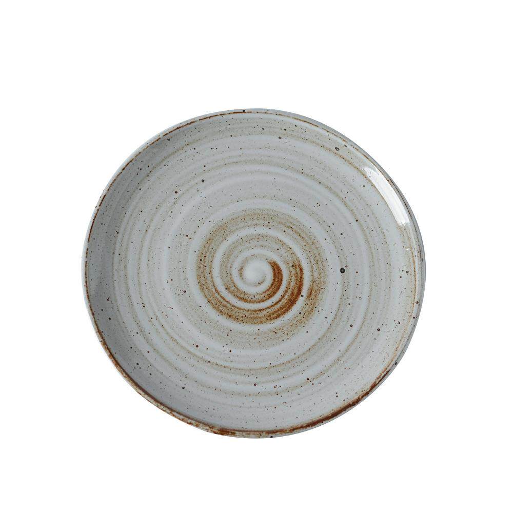 青物纯手工粗陶餐具家用果盘简约陶瓷盘圆形日式涼菜盘复古食器,餐饮具,盘,淘宝优惠券,粉丝福利购,淘宝优惠卷