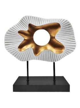 艺术轻奢客厅摆件办公室电视柜酒柜玄关高级感家居装饰品树脂摆件