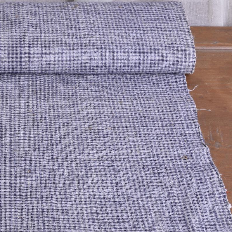 上海怀旧老物件*上海老粗*全棉老布*手工纺织布布民国格子布KXZ30