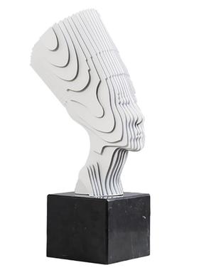 现代轻奢抽象金属人物雕塑客厅电视柜办公室创意艺术摆件家居饰品