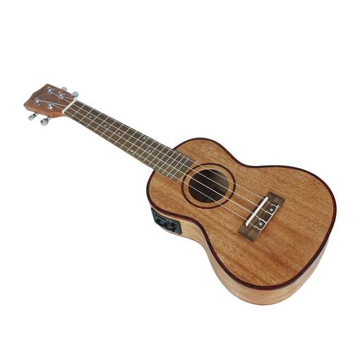 23寸EQ尤克里里全沙比利电箱乌克丽丽ukulele4弦琴小吉他