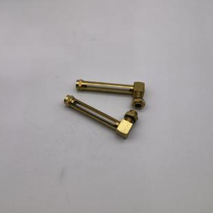 管状油位计铜L型液位计长形油标观油镜