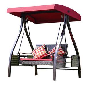 户外秋千吊椅阳台室外铁艺藤椅吊篮沙发成人摇篮椅双人庭院摇摇椅